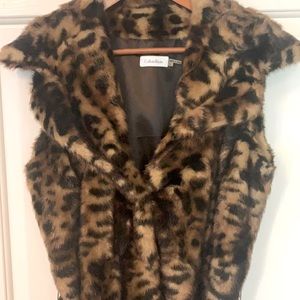 Calvin Klein Faux Fur vest